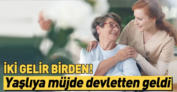 Yaşlıya 601, yaşlıya bakana bin 305 TL