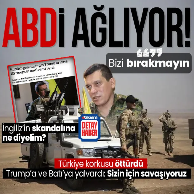 PKK/YPGde Harekat korkusu! Elebaşı Mazlum Kobani hem ABDye hem Avrupaya yalvardı | The Guardiandan skandal