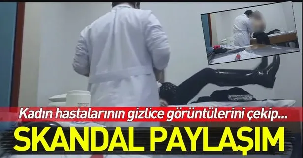 İzmir’de bir doktordan skandal paylaşım! Kadın hastalarının gizlice çıplak görüntülerini çekip...