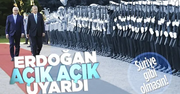 Başkan Erdoğan Almanya Cumhurbaşkanı ile görüştü