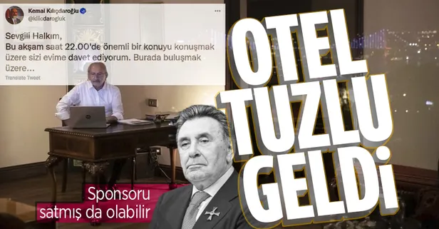 Kılıçdaroğlu'na ya otel tuzlu geldi ya da sponsoru Aydın Doğan satış yaptı! Fakir edebiyatına evinden devam edecek