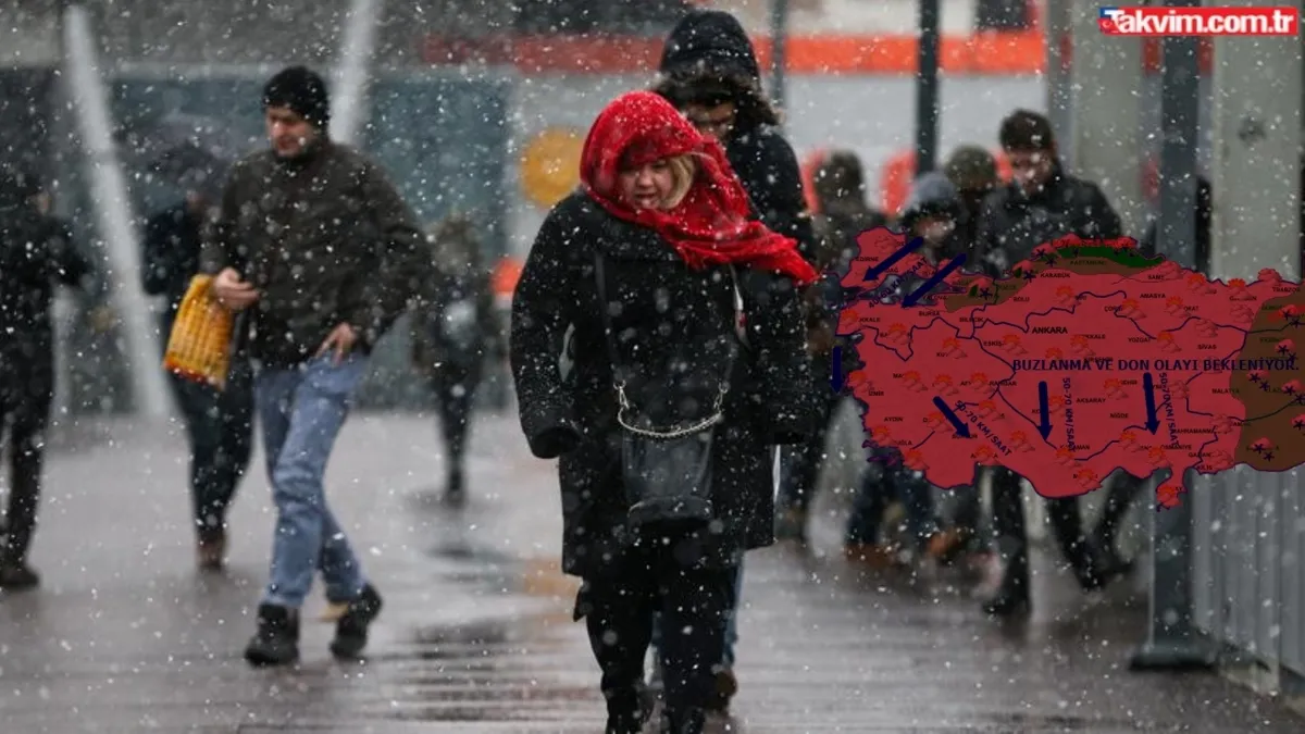 56 il lapa lapa! Kutup kilidi açıldı: Bakanlıktan sarı kod uyarısı! Sokaklar buz pistine dönecek