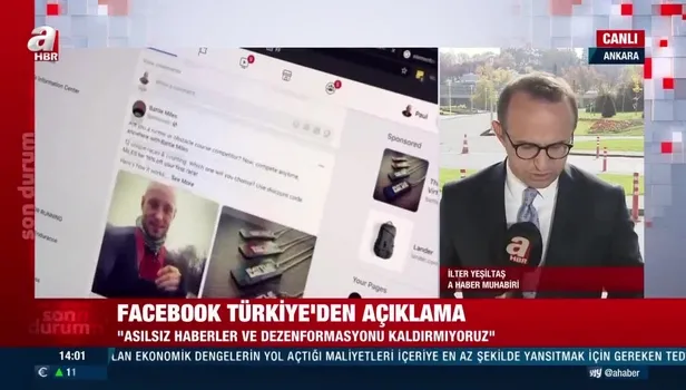 Facebook Türkiye: Asılsız haberi kaldırmıyoruz!