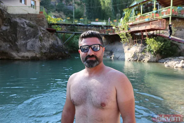 Hava sıcaklığı 40 dereceye ulaştı! Tunceli'de Munzur Nehri kıyısı Bodrum'u aratmadı - 14