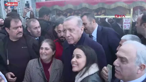 Başkan Erdoğan Sultanahmet’te!