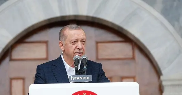 Başkan Erdoğan Ayazma Camii açılışında önemli açıklamalarda bulundu
