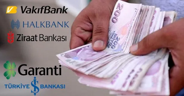 Bankalarda son dakika faiz depremi! 5 Aralık Vakıfbank, Ziraat, İş Bankası taşıt, ihtiyaç, konut kredisi faiz oranları