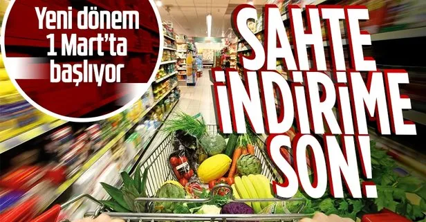 Sahte indirime son