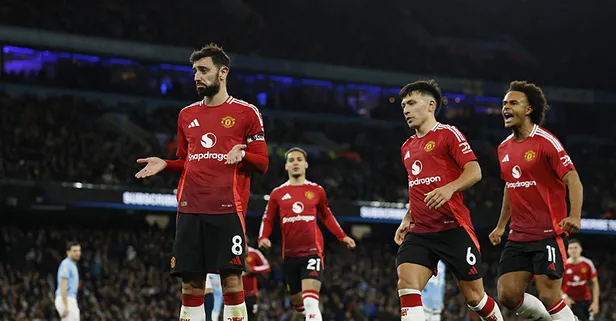 Derbi Kızmızı Şeytanlar'ın! Manchester United City'i 2-1 yendi