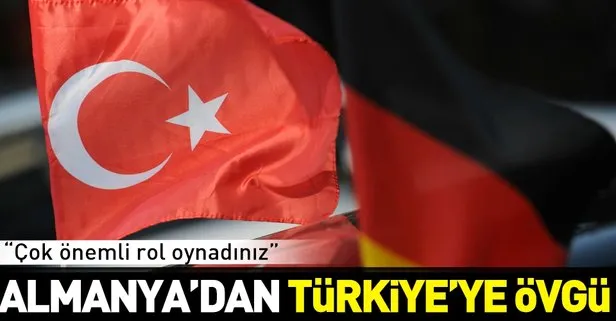 Son dakika: Almanya’dan Türkiye’ye övgü: İdlib’de çok önemli rol oynadı