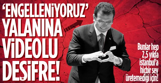 CHP'li İBB Başkanı Ekrem İmamoğlu'nun 'engelleniyoruz' yalanını AK Partili Mehmet Tevfik Göksu çürüttü!