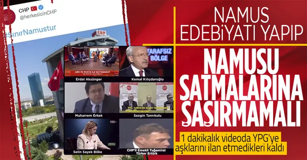 SON DAKİKA: Namus edebiyatı yapıp tezkereye 'hayır' diyen CHP'lilen YPG'yi güzelledikleri anlar