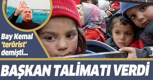Başkan Erdoğan’dan İdlibli aileler için ’acil’ barınak talimatı!
