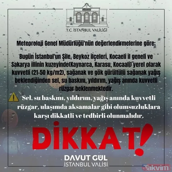 Valilik ve Meteoroloji'den sağanak alarmı: 10 ilde sarı kod verildi! Fırtına o saatlerde kuvvetlenecek! İstanbul'da riskli ilçeler hangileri? - 3