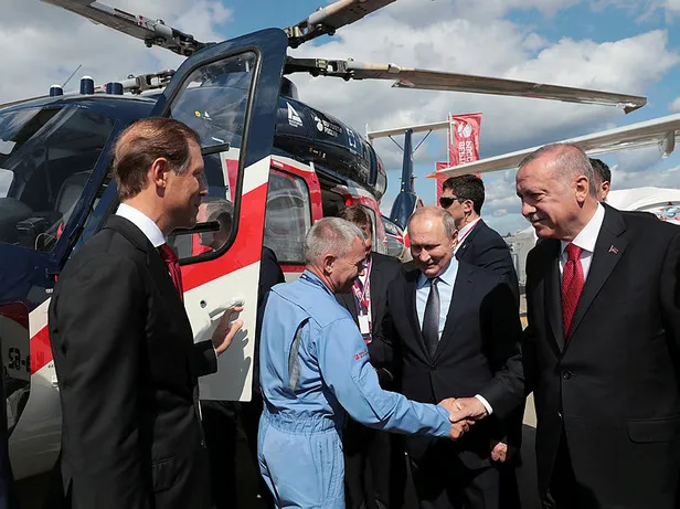 Başkan Erdoğan ve Putin arasında helikopter pazarlığı! O anlar kamerada-1