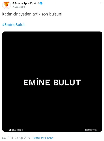 Emine Bulut olayına Süper Lig takımları sessiz kalmadı 'Alışmayacağız, susmayacağız'-9