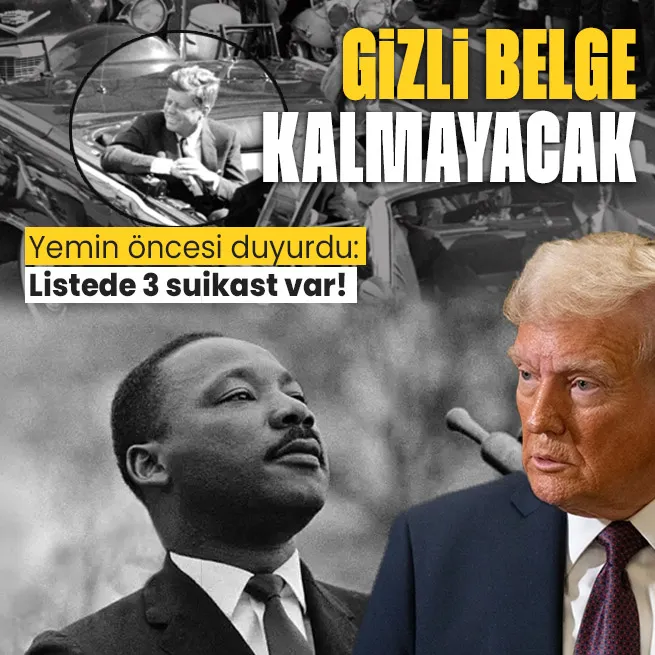 Trump yemin töreni öncesi duyurdu: Gizli belgeleri açıklayacağım