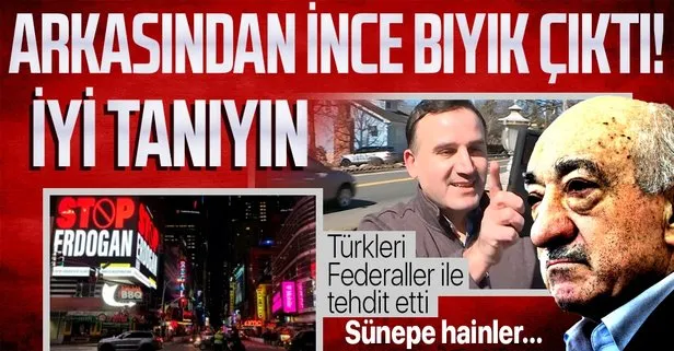 ABD’deki Times Meydanı’nda Türkiye’yi karalama reklamının arkasından FETÖ’cü çıktı! Türk gazetecileri FBI ile tehdit etti