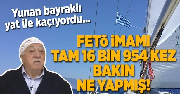 Yunanistan bayraklı yatta yakalanan FETÖ imamı 16 bin 954 kez ByLock’a girmiş