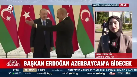 Başkan Erdoğan Azerbaycan'a gidiyor!