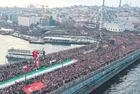 1 Ocak'ta halk Gazze için Galata Köprüsü'nde tek yürek!