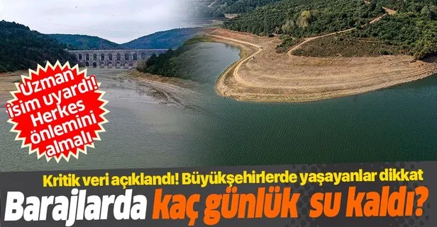 SON DAKİKA: İstanbul’un barajlarında ne kadar su kaldı? Baraj doluluk oranları açıklandı!
