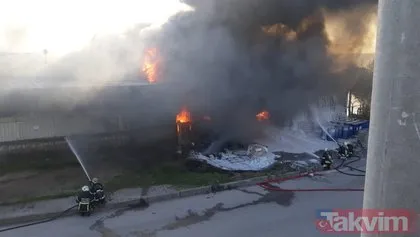 SON DAKİKA: Kocaeli Körfez’de Tüpraş’ın yakınındaki plastik imalathanesinde çıkan yangın kontrol altına alındı