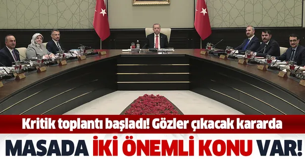 Kritik Kabine toplantısı Başkan Erdoğan liderliğinde toplandı: Gündem doğal gaz ve sel felaketi