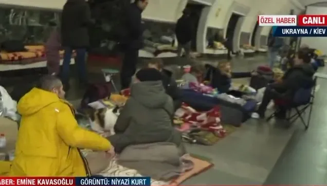 A Haber Kiev’deki sığınakları görüntüledi!