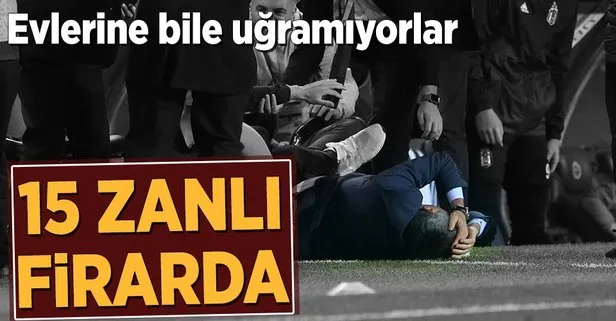 15 zanlı firarda
