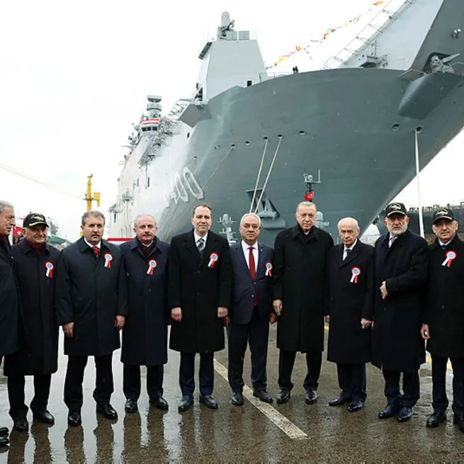 MHP Lideri Devlet Bahçeliden 7li koalisyona bomba TCG Anadoluya övgü!