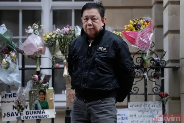 SON DAKİKA: Myanmar'daki askeri darbenin etkisi Londra'da! Büyükelçi içeriye alınmadı - 43