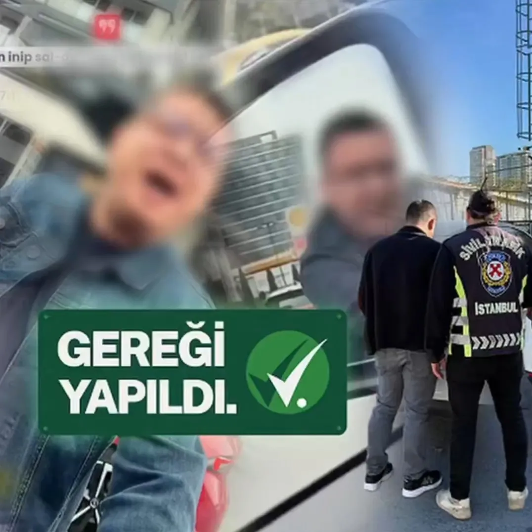 Kağıthane’de yol kesen magandaya ceza