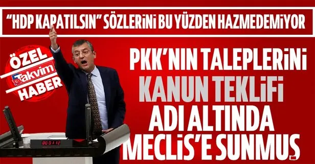 MHP’den CHP’li Özgür Özel’e zehir zemberek sözler: PKK’nın taleplerini kanun teklifi diye Meclis’e sunuyor!