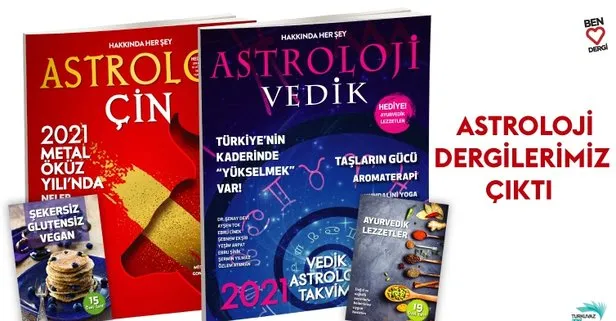 2 yeni dergi geliyor! Çin ve Vedik astrolojisi yorumları sizlerle