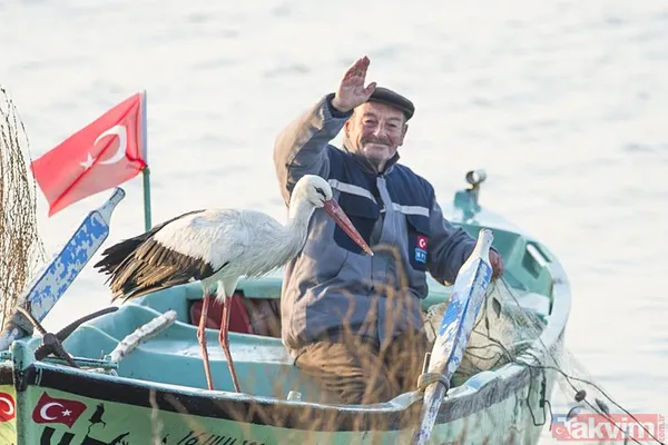 Yaren Leylek geldi: 14 yıl oldu! Yine Adem Yılmaz'ın kayığına kondu - 12