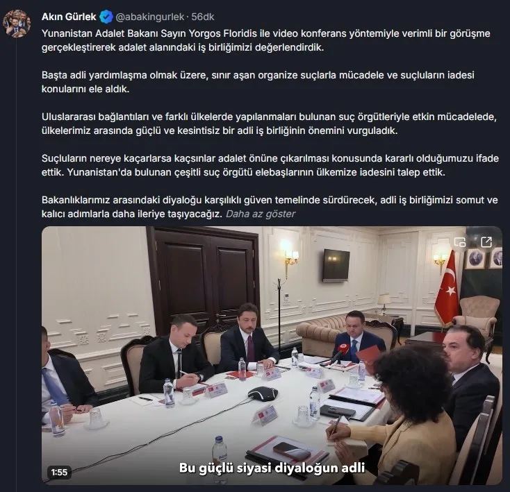 gurlek-yunan-mevkidasi-floridis-ile-gorustu-1788292916812.jpeg Adalet Bakanı Gürlek, Yunan mevkidaşı Floridis ile görüştü: Suç örgütü elebaşlarının iadesi talep edildi-3