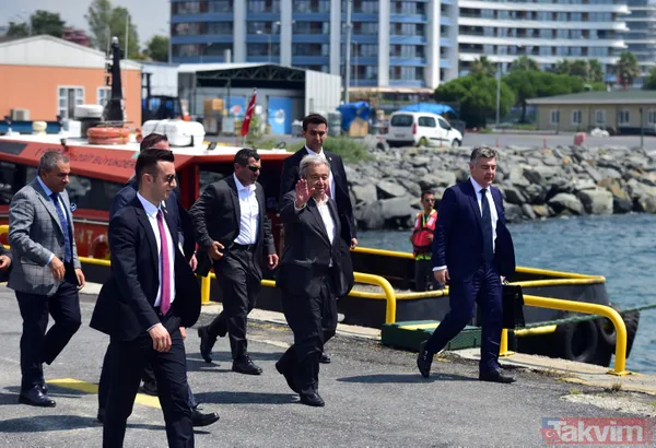 BM Genel Sekreteri Antonio Guterres, Zeyport'ta denetimlerde bulundu - 13