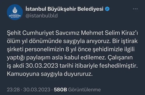 Şehit Savcı Mehmet Selim Kiraz hakkında skandal paylaşımı için tutuklanan Ezgi Yıldız İBB'den çıkarıldı! Alırken bilmiyor muydunuz?-11