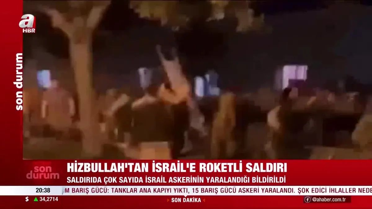 Katil İsrail'e roket yağmuru!
