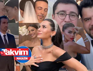 Düğünde ünlü isimlerden peş peşe paylaşımlar geldi! Demet Özdemir 2 gelinlik giydi sosyal medya sallandı! Selin Ciğerci, Yılmaz Erdoğan, İbrahim Çelikkol...