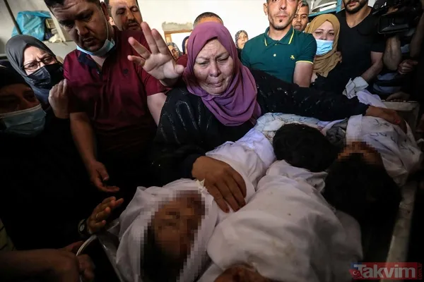 SON DAKİKA: İsrail çocukları uykularında katletti! Şehit olan Filistinli sayısı 130'a yükseldi - 23