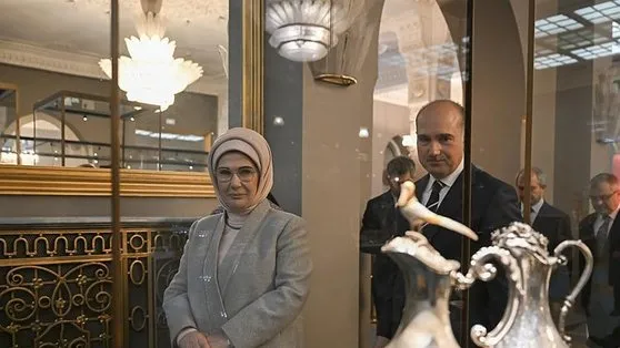 ▶️ Başkan Erdoğan’ın eşi Emine Erdoğan Ankara Palas Müzesi’ni ziyaret etti!
