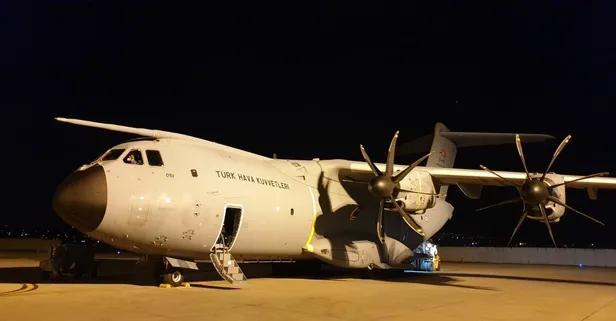 Son dakika: Balkanlar'a yardım malzemesi taşıyan uçak Türkiye'ye döndü