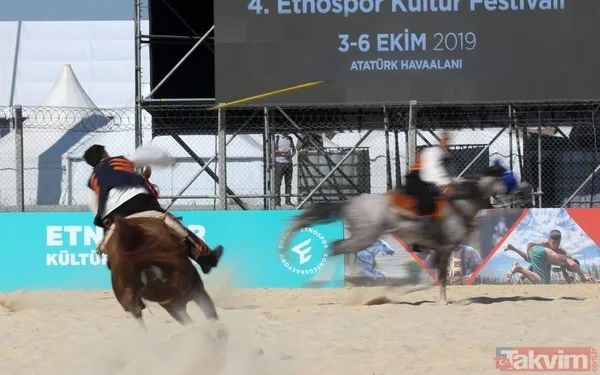 4. Etnospor Kültür Festivali başladı! Atatürk Havalimanı'nda ziyaretçilerini bekliyor... - 46