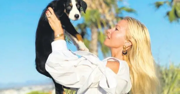 Siren Ertan Kayalar'ın köpeği yaramaz çıktı!