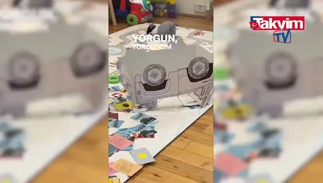 Bergüzar Korel evinin halini paylaştı! 'Yorgunum' şarkısı ile paylaştı...