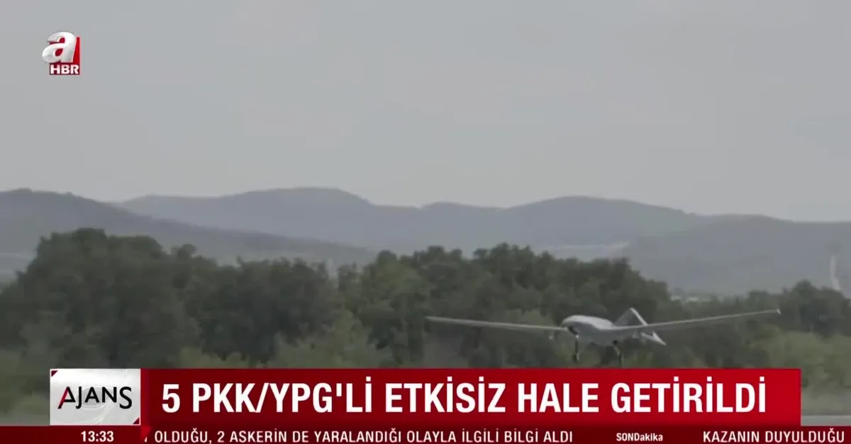 5 PKK/YPG'li terörist etkisiz hale getirildi