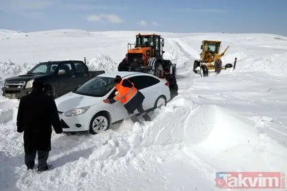 SON DAKİKA: Muş’ta kar fırtınası! 100 kişinin esareti 4 saat sonra bitti
