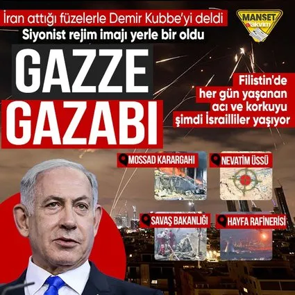 İran füzeleriyle Demir Kubbe’yi deldi! Siyonist rejim imajı yerle bir oldu: Filistin’de her gün yaşanan acı ve korkuyu şimdi İsrailliler yaşıyor